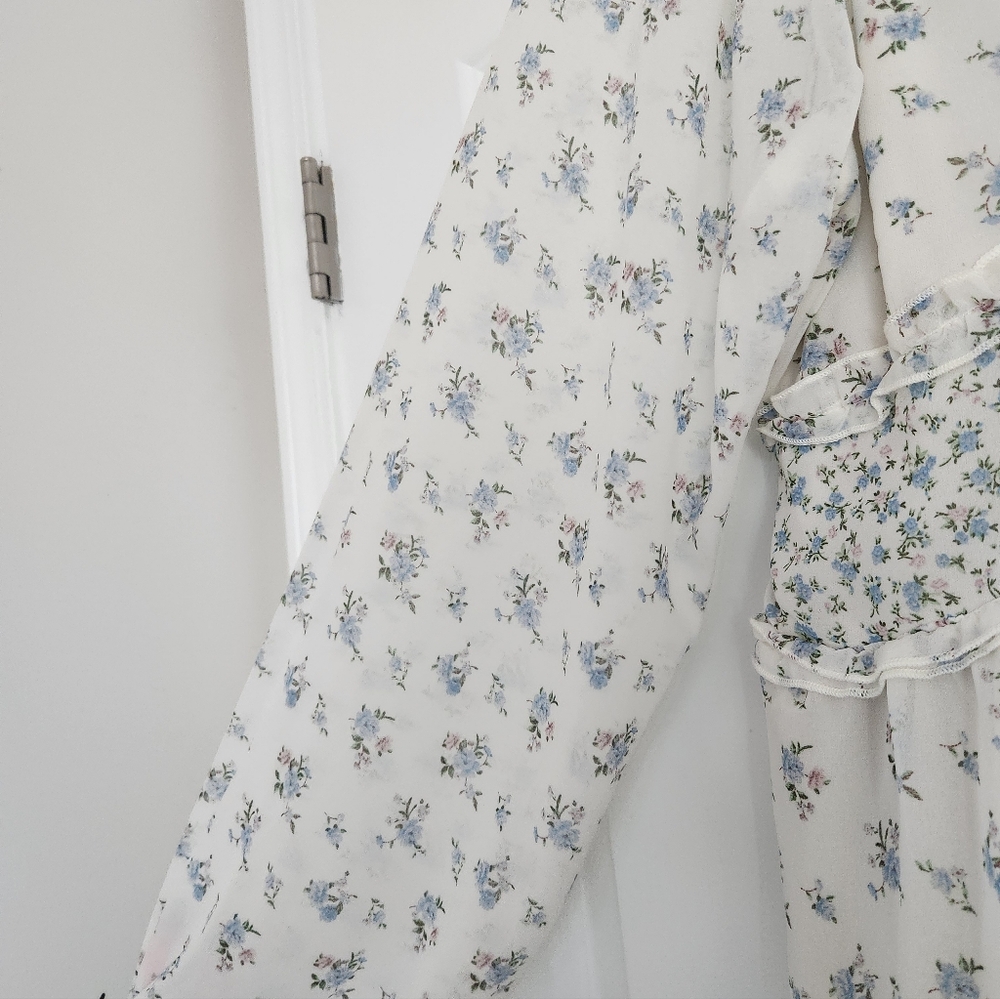 Altar'd State Floral Long Sleeve Mini Dress - Picture 5 of 6